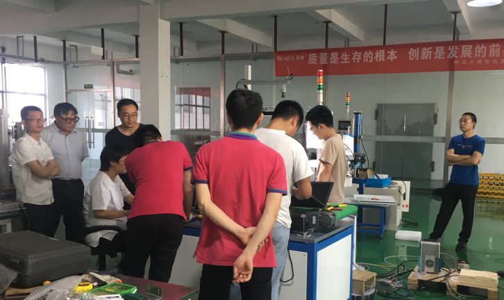 中車科技來我司驗收