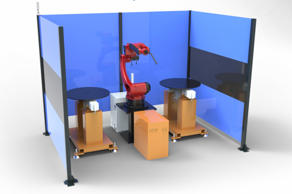 六軸機器人焊接工作站