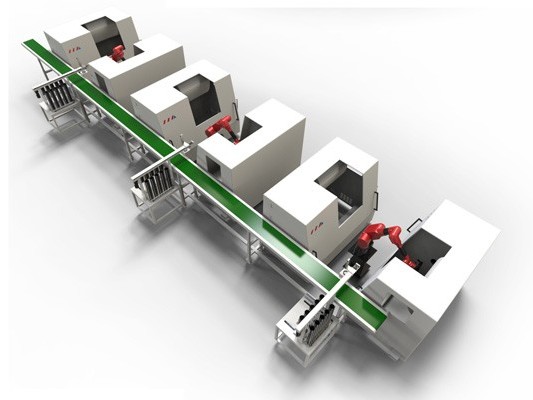 圓蓋車床上下料應用
